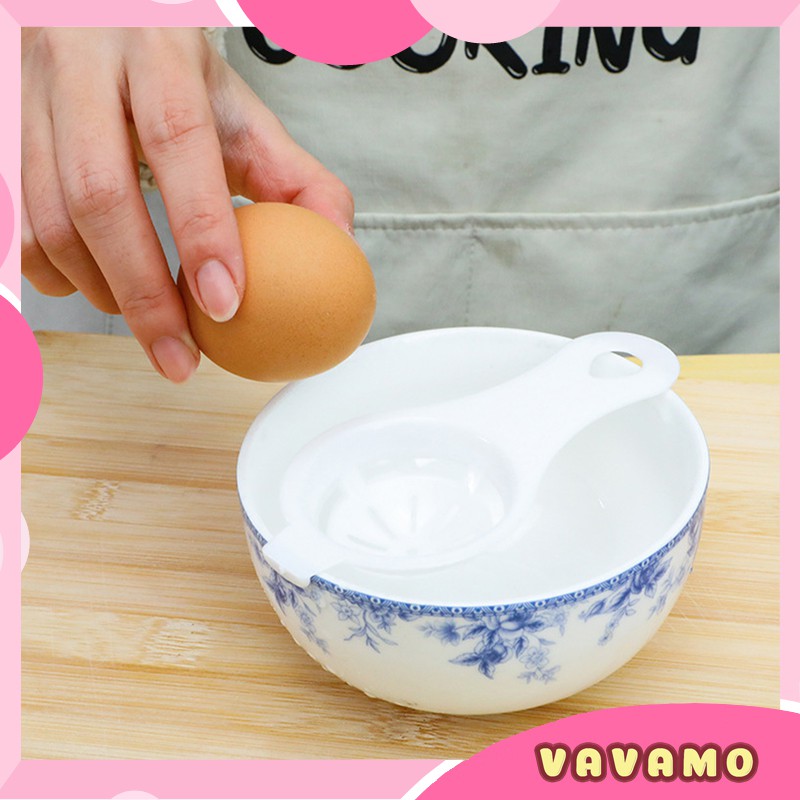 Dụng cụ tách trứng nấu đồ ăn dặm làm bánh an toàn vệ sinh tiện dụng AD18
