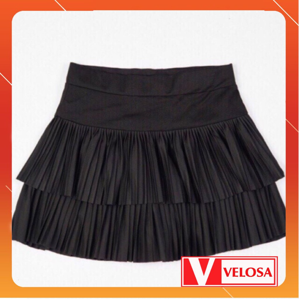 Chân váy xếp ly ( 2 tầng đều xếp ly) kiểu dáng thời thượng CV49