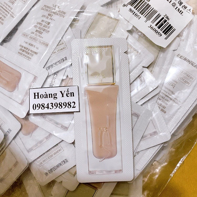 [10 Gói] Kem nền VDL Perfecting Glow Satin Foudation, DATE 2024