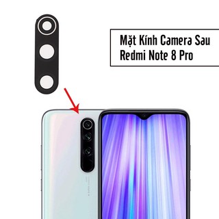 Mặt kính thay thế camera sau cho Xiaomi Redmi Note 8 Pro
