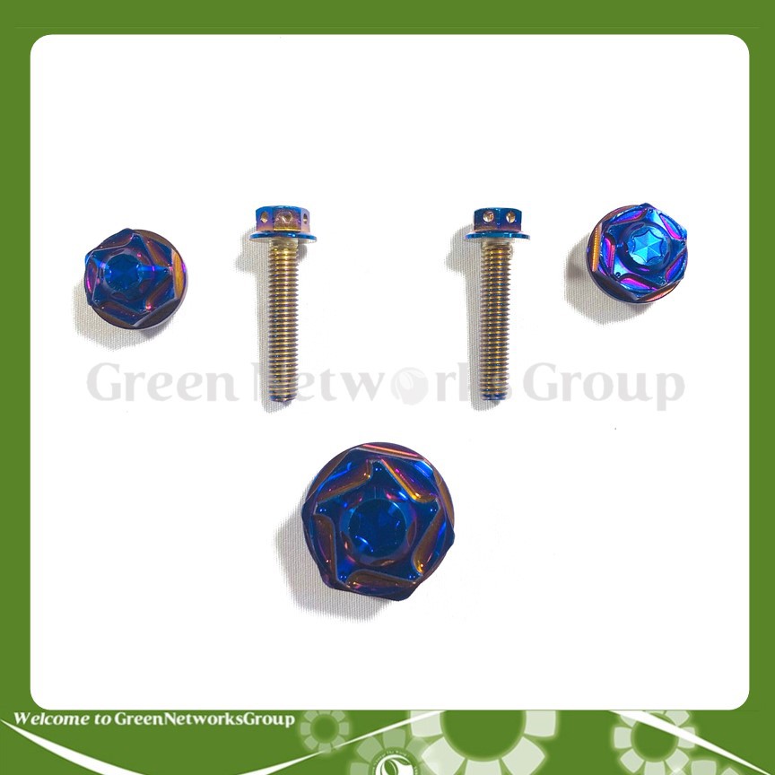 Bộ 5 ỐC Titan gắn Chảng Ba dành cho Raider Fi , Satria FiGreennetworks