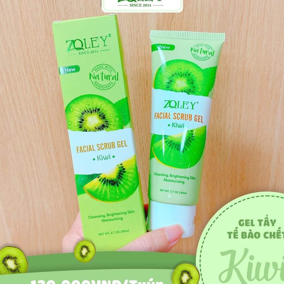 TẨY TẾ BÀO CHẾT DA MẶT HƯƠNG KIWI 80ML CHÍNH HÃNG - BÍ QUYẾT CHO LÀN DA SIÊU SẠCH, MỊN MÀNG - 7945