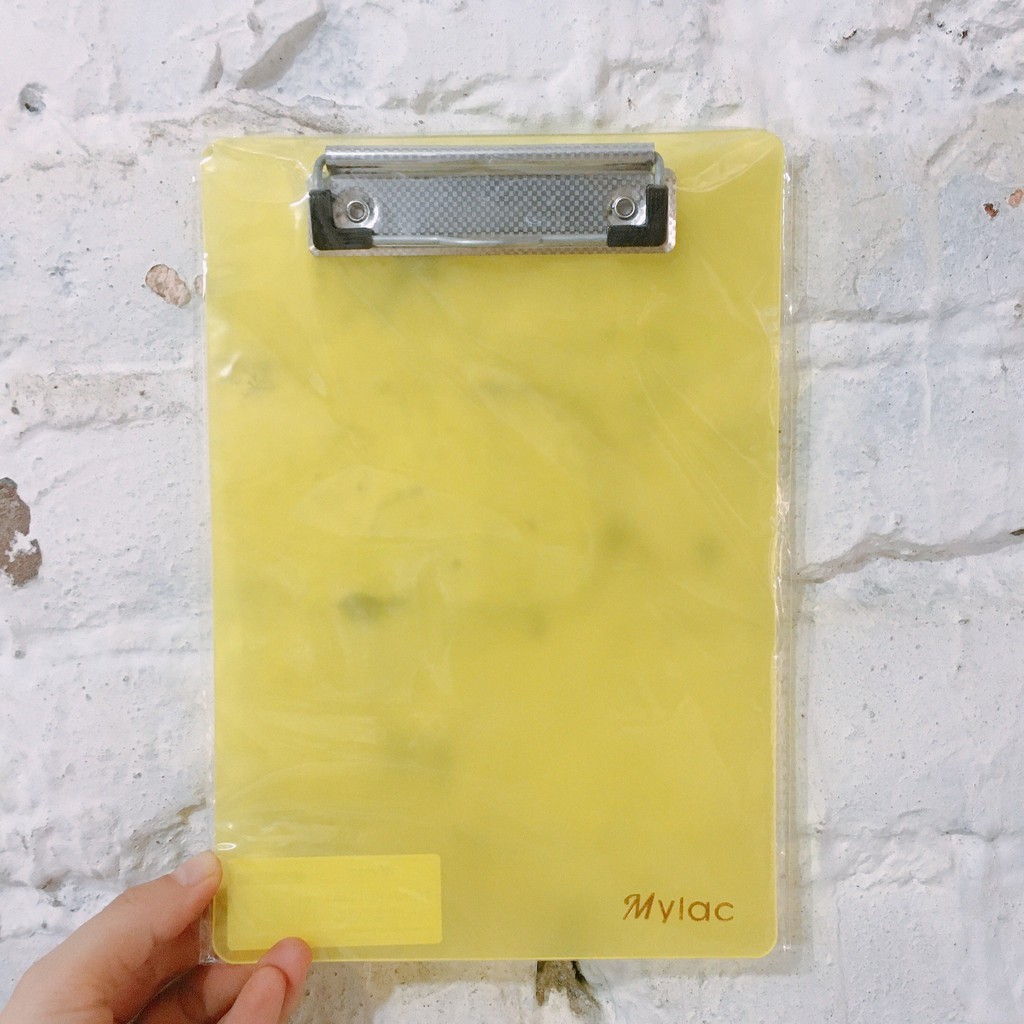 Bìa Trình Ký Mica Dạ Quang Nhiều Màu Khổ A4