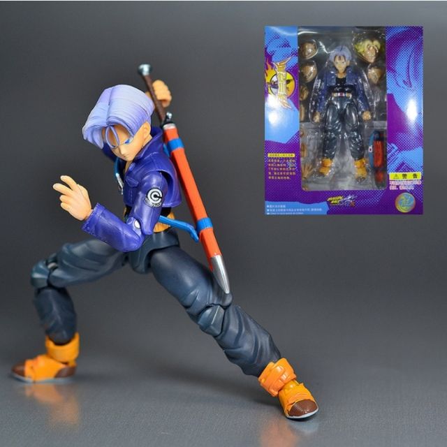Mô hình khớp cử động Trunks SHF Bandai - Dragonball Z cao 15cm
