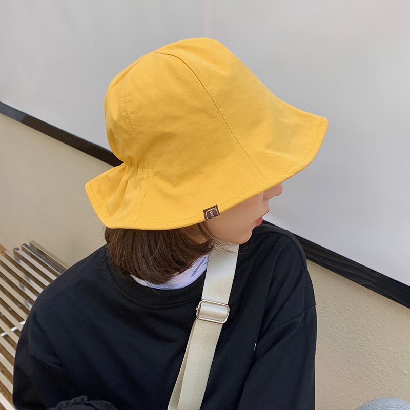 Nón Tai Bèo Chống Nắng Vành Nhỏ Co Giãn Màu Trơn Dễ Thương Phong Cách Nhật Hàn Thời Trang Xuân Hè Cho Nữ