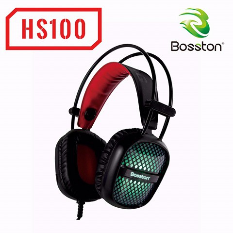 HEADPHONE BOSSTON HS100 LED- SIÊU TRÂU Giá Rẻ WiLdShop88 ( MàuNgẫu Nhiên )