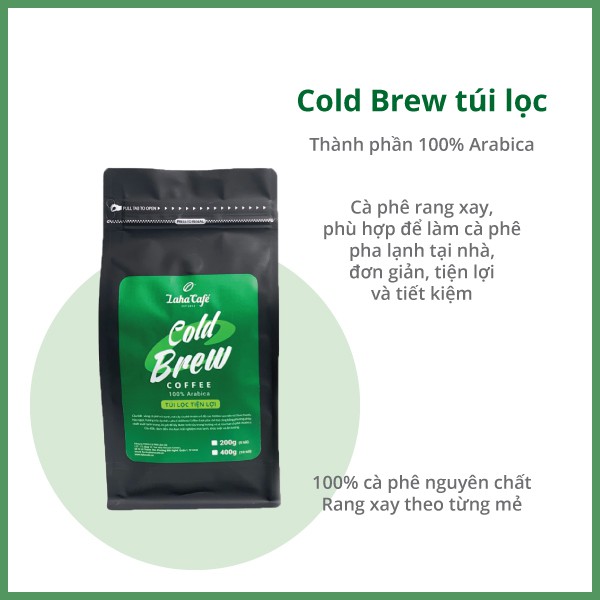 Cà phê Cold Brew - 100% Arabica hảo hạng