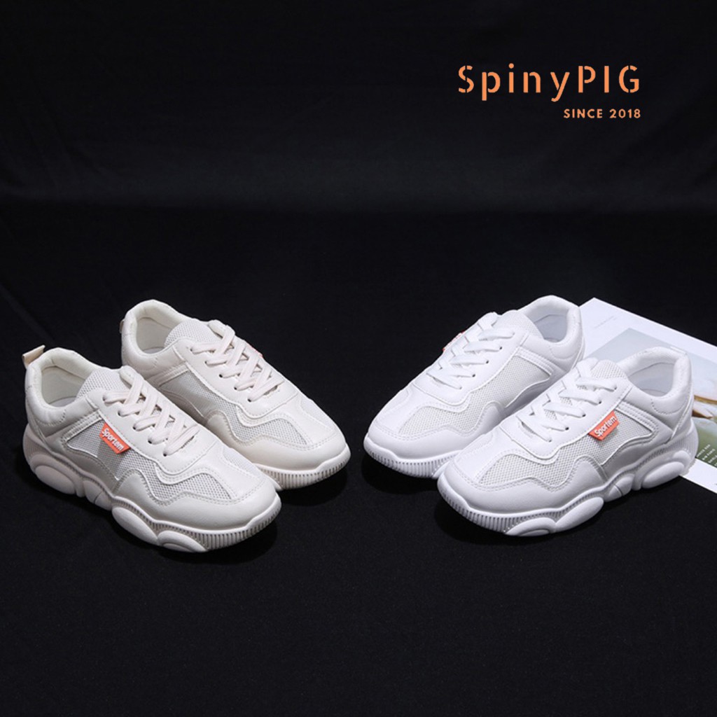 [FREESHIP-KÈM VIDEO] Giày thể thao Sneaker nữ kiểu dáng Hàn Quốc, đế mềm 3.5cm, tập gym, chạy bộ, đi học HOT TREND