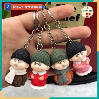 Sỉ 10 móc khoá ông lão bà lão đeo kinh 90k