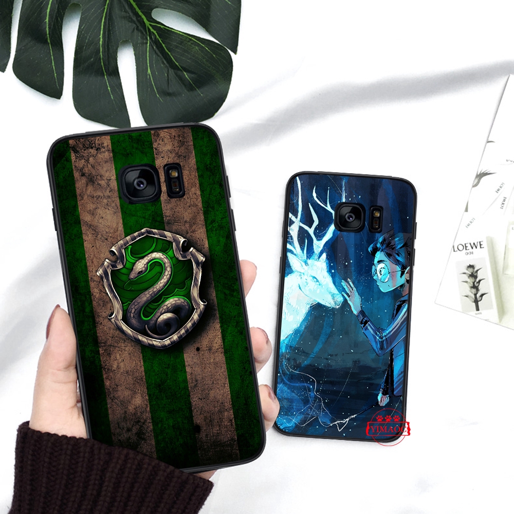 Ốp điện thoại mềm họa tiết Harry Potter 153C cho Samsung S6 S7 Edge S8 S9 S10 Plus S10E