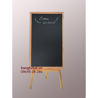 [Bảng viết phấn, viết bút dạ quang] Bảng menu 60*100 cm kèm giá đỡ (kèm quà tặng)