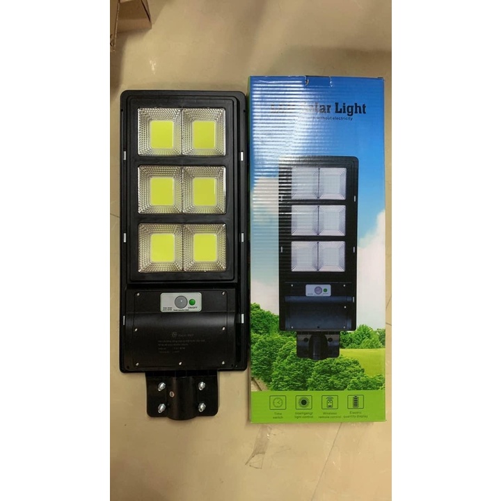 Bóng đèn năng lượng mặt trời chống chộm（90W) có cảm biến chuyển động.