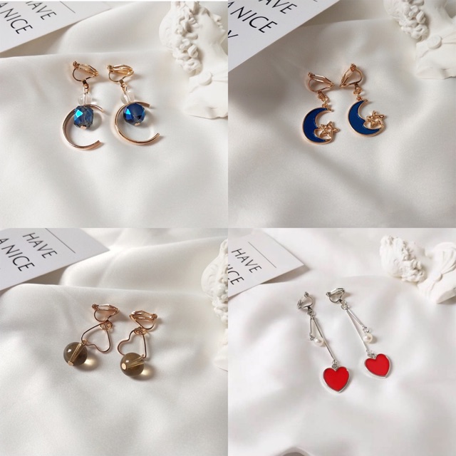 Khuyên tai kẹp cho người không có lỗ tai