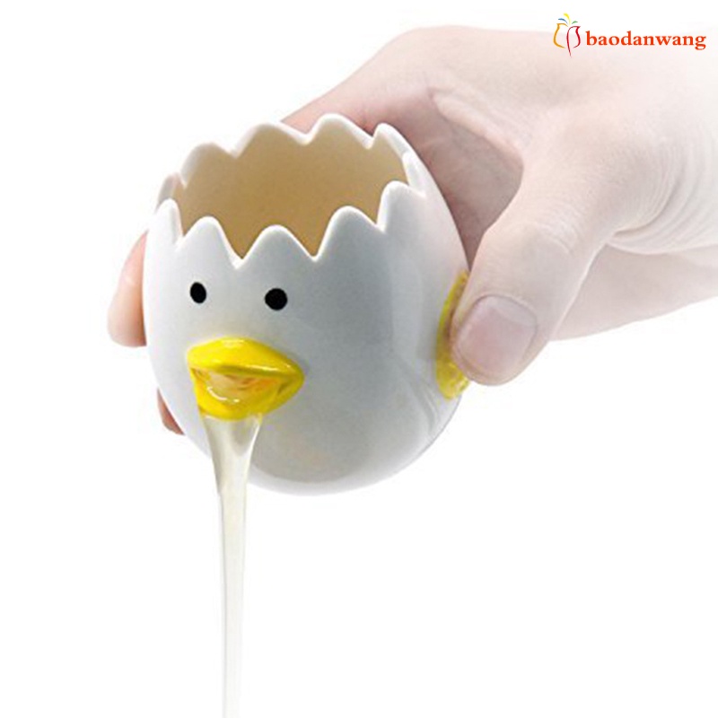 Dụng cụ tách lòng đỏ trứng hình hoạt hình chất liệu gốm sứ