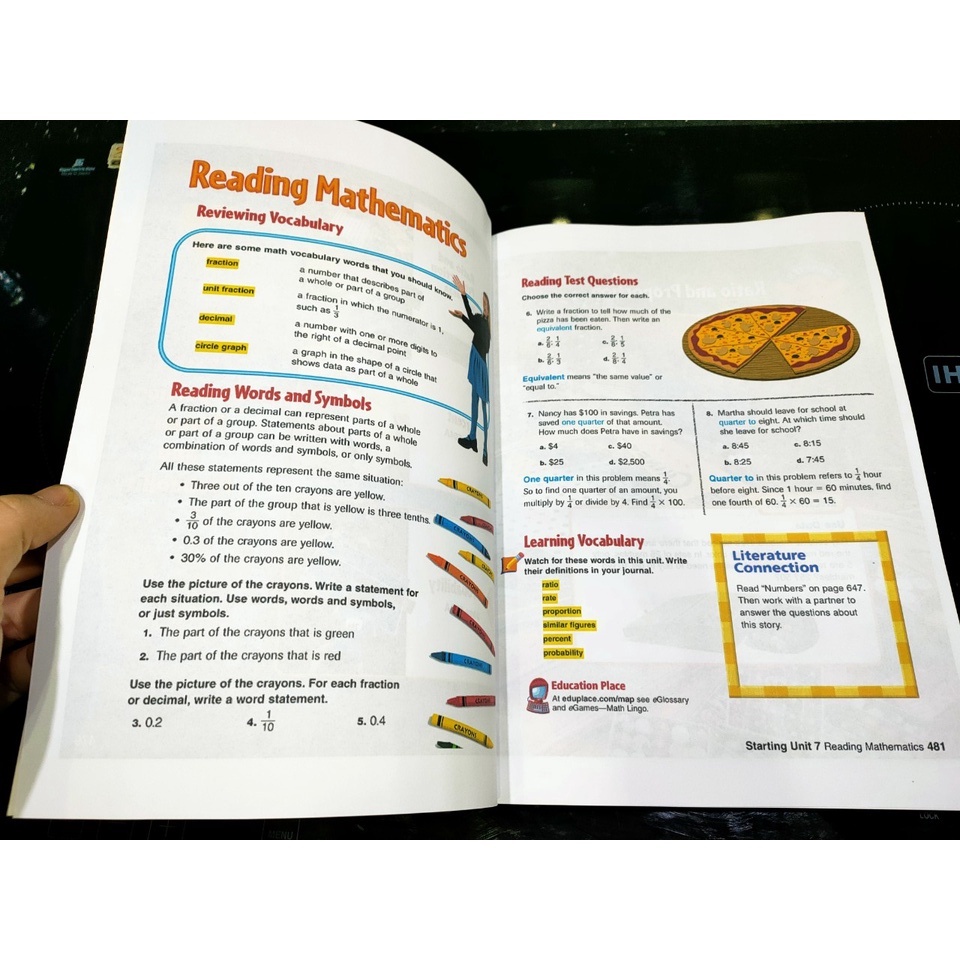 Bộ đẹp 3c - Full Colours - Math - Houghton Mifflin - Grade 5