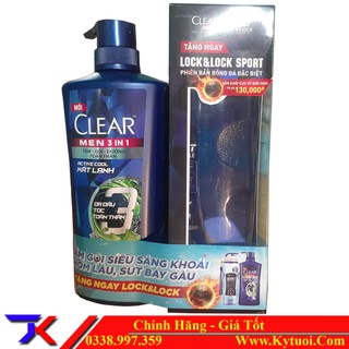 Dầu tắm gội clear men 3 trong 1