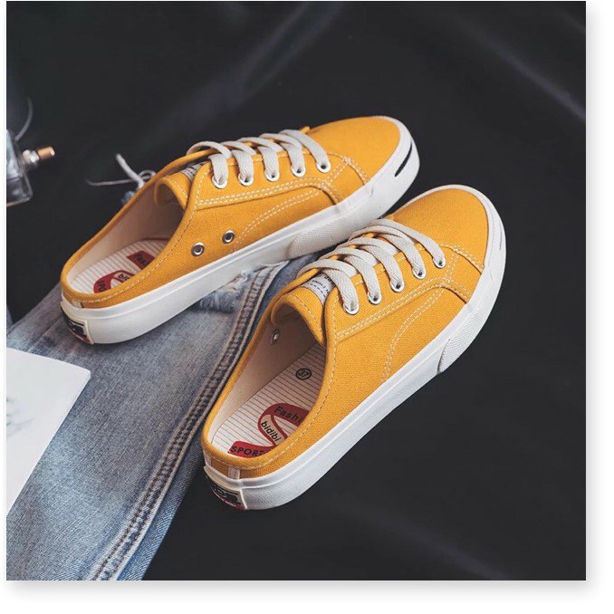 Đồng giá 100k toàn shop - {Xả Kho Lỗ, trắng, vàng sz 39} kèm ảnh thật - Giày sục thể thao size 35-40