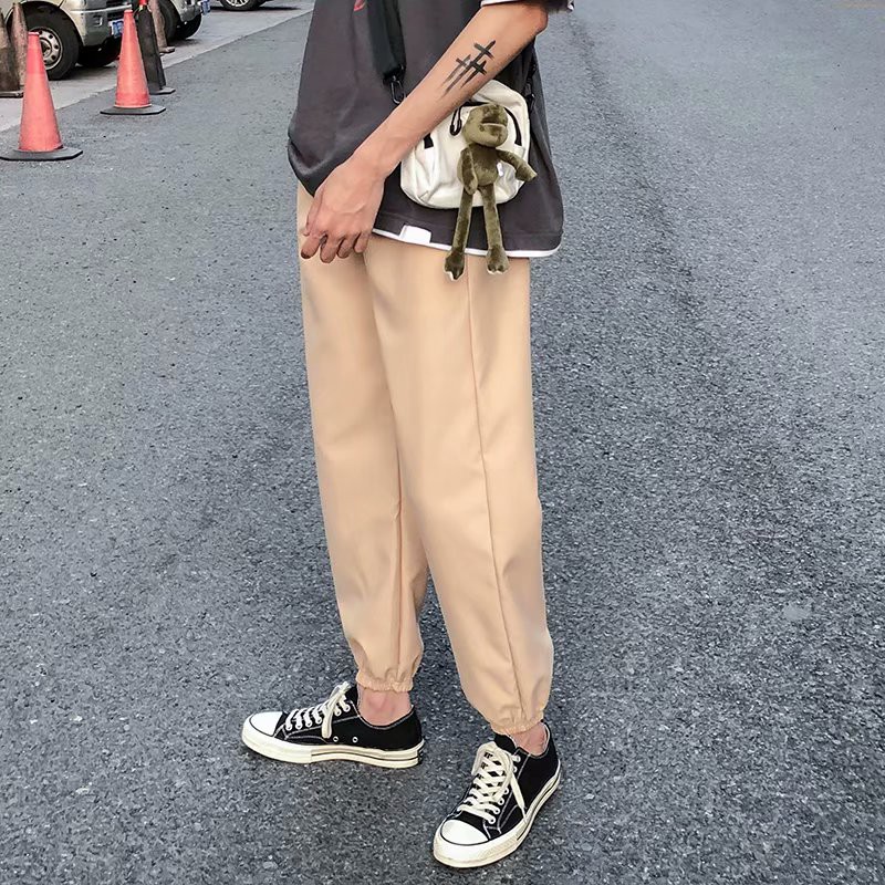 Long pants with wide leg design Dynamic European and American style waist for men | BigBuy360 - bigbuy360.vn