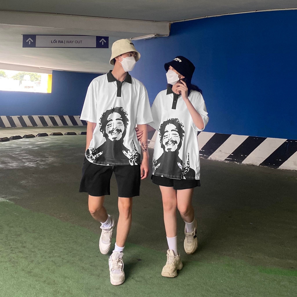 ÁO THUN FF FORM RỘNG POLO ROCK N ROLL, VẢI THUN 2 CHIỀU COTTON 250GSM