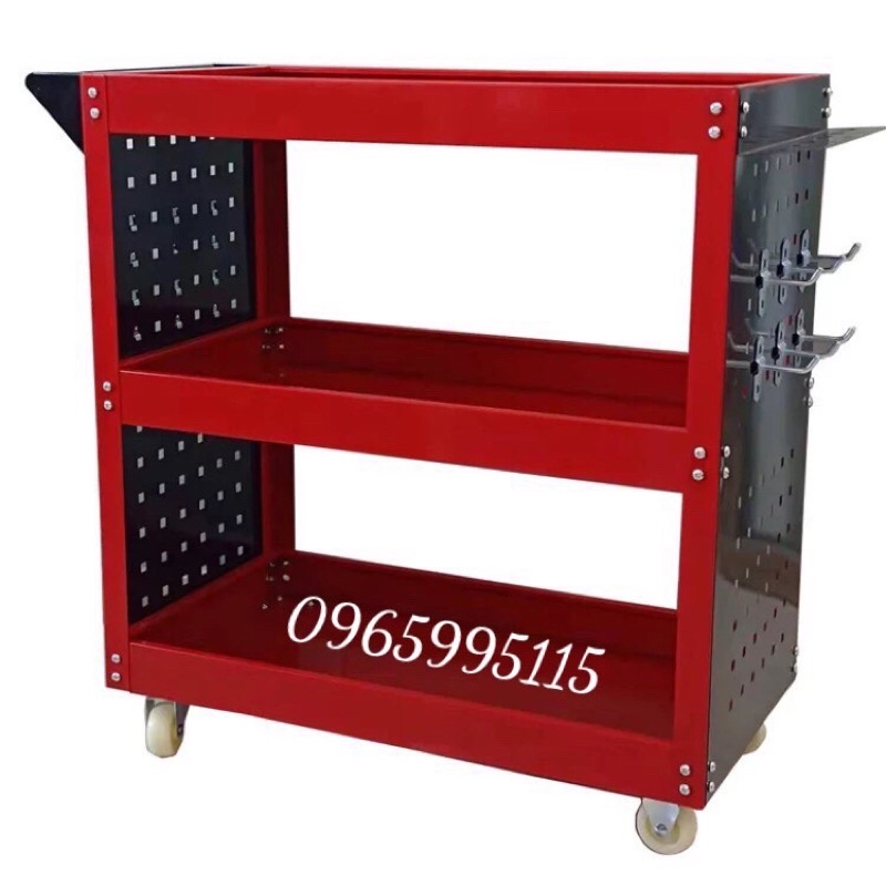 Giá đựng đồ nghề 3 tầng thiết kế móc treo 2 bên