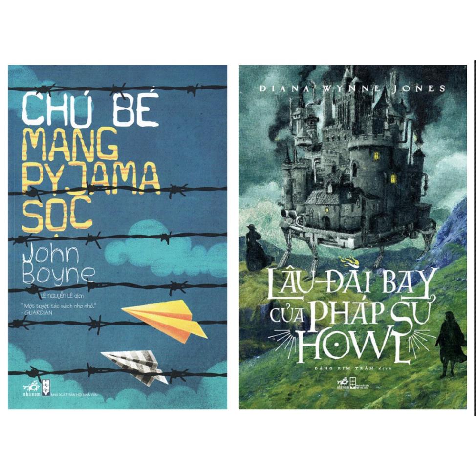 Sách - Combo 2 cuốn Lâu Đài Bay Của Pháp Sư Howl + Chú Bé Mang Pyjama Sọc [Nhã Nam]