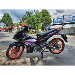 Tem rời Exciter 150 City Tp tím đen