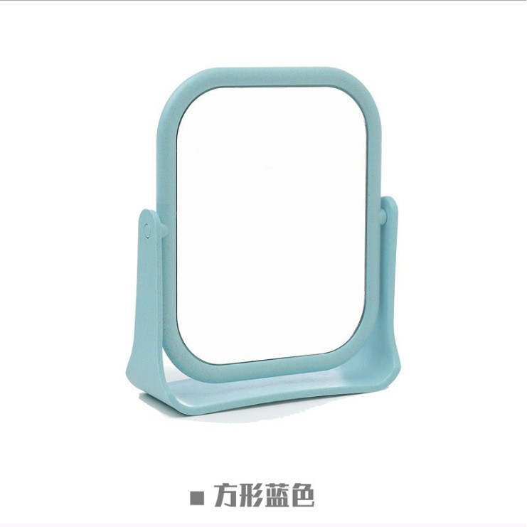 PVN24946 Gương để bàn trang điểm lúa mạch 2 mặt gương xoay phong cách Hàn Quốc dễ thương T2 .