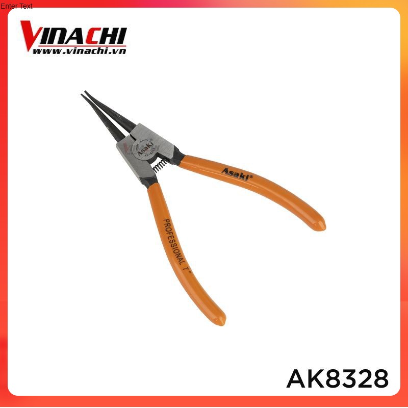 Kìm mở phe Asaki 7inch - Thép high-carbon cho độ cứng cao, bền bỉ, chịu lực tốt và chống han gỉ - 1 CÁI HÀNG CAO CẤP