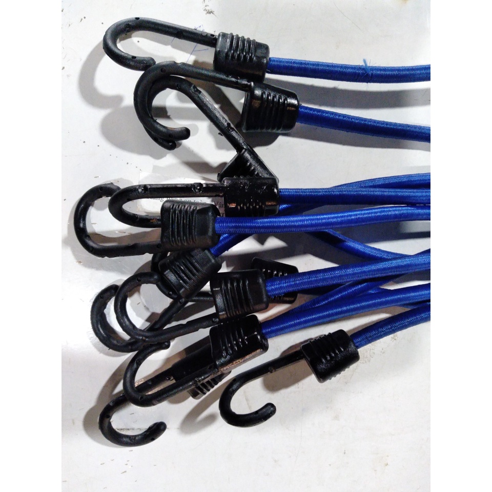 Dây thun ràng hàng xe máy phi 8 x 2m móc nhựa