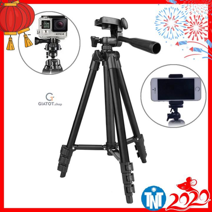 Đế Chụp Hình Tripod TF-3120 tặng kèm Remote chụp hình mới