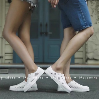 Giày nhựa lỗ nam đi mưa GL025 siêu nhẹ siêu mềm
