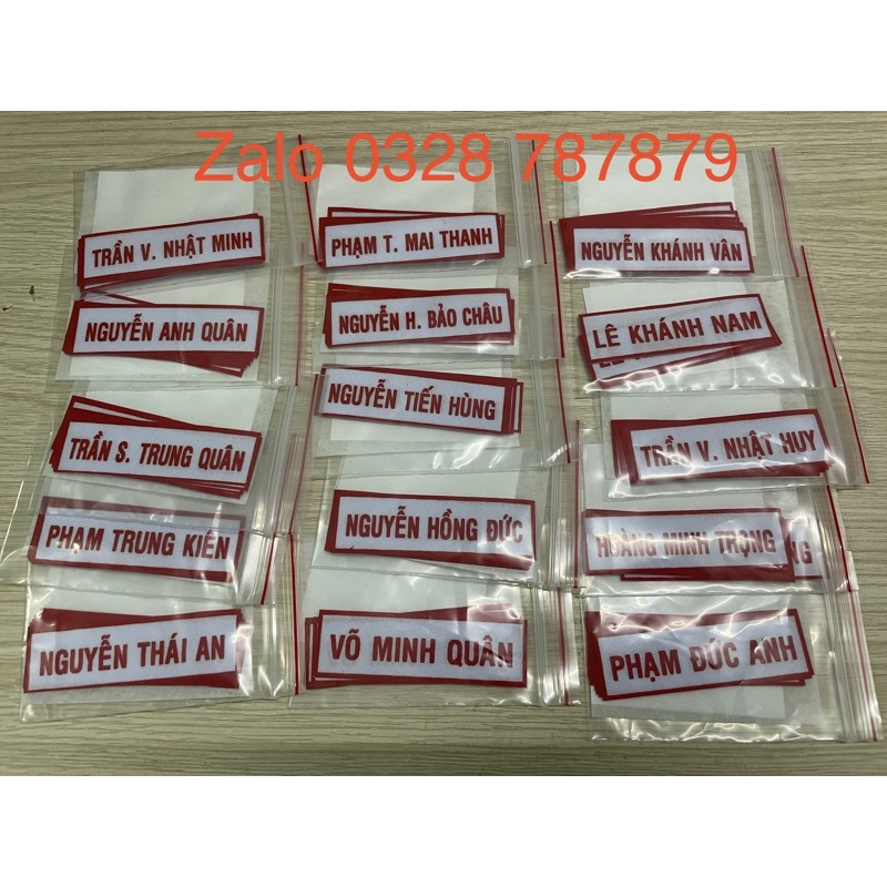 Bảng tên theo yêu cầu