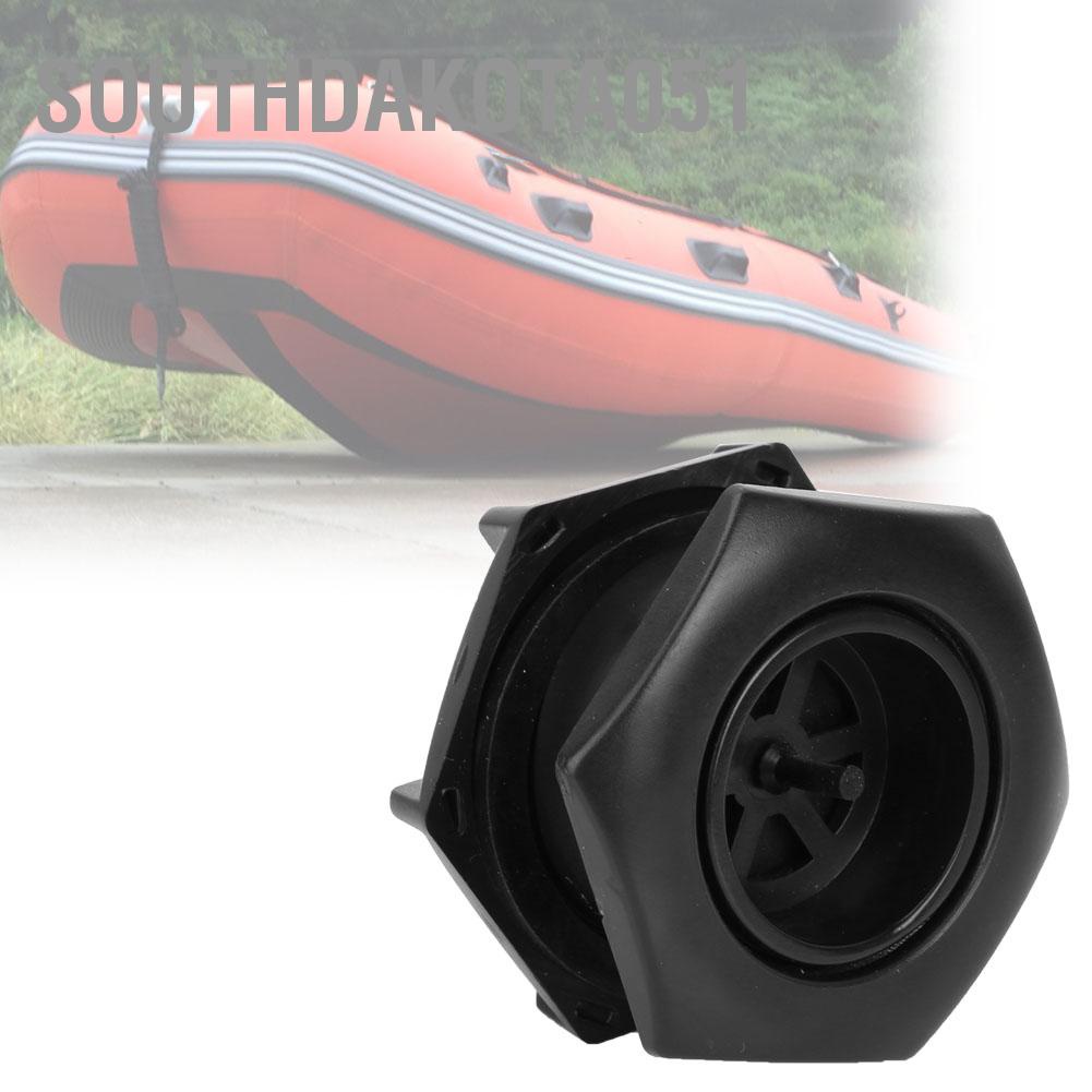 Southdakota051 Van thoát nước PVC đen bền cho thuyền bơm hơi Phụ kiện Kayak