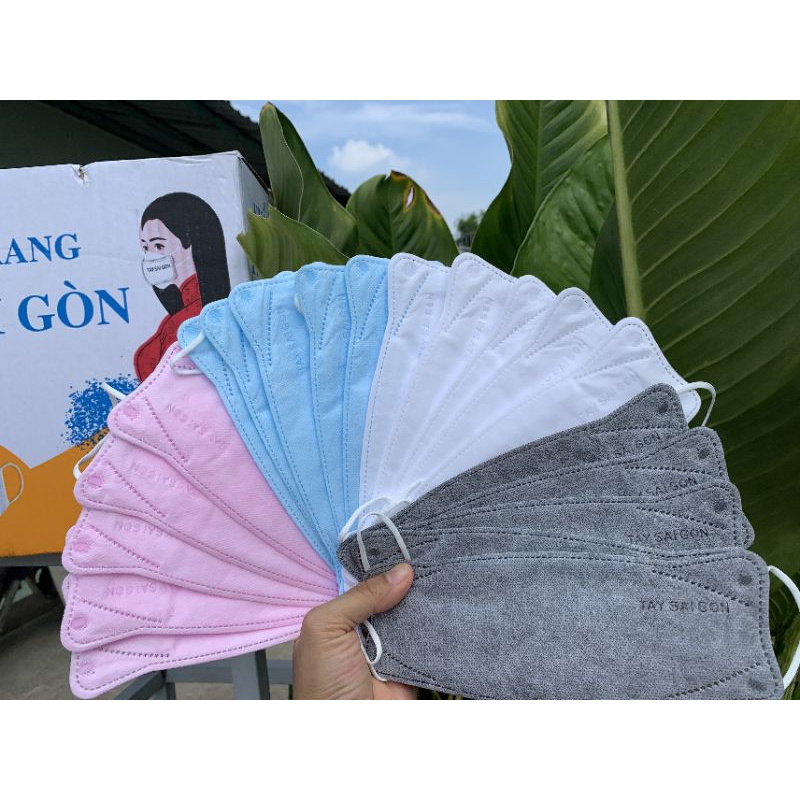 Khẩu trang 4D VNN94 Tây Sài Gòn (bịch 5 cái)