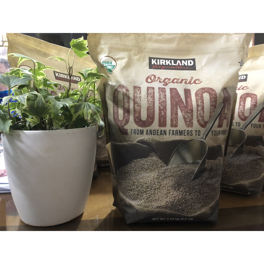 Quinoa (Diêm Mạch) Trắng Hữu Cơ Kirkland - Gói 2,04kg