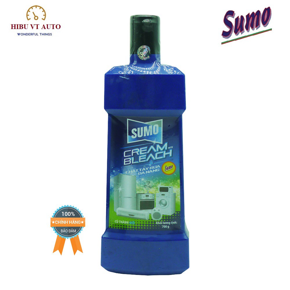 [Chất tẩy rửa đa năng] Sumo mới 700gr xanh, cam giúp tẩy sạch các vết ố vàng, dầu mỡ - HIBUVTAUTO