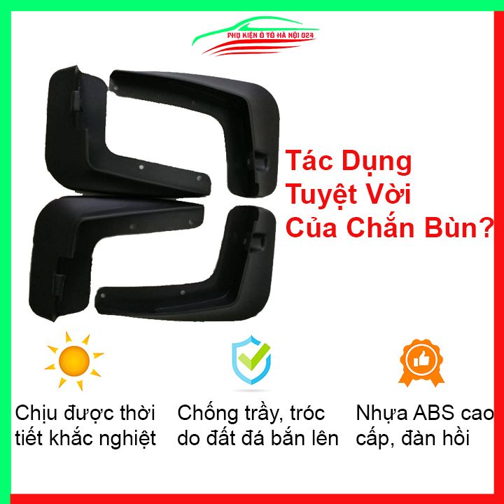 Bộ 4 chắn bùn Xpander 2018-2023 chuẩn theo xe- Không dùng cho bản cross
