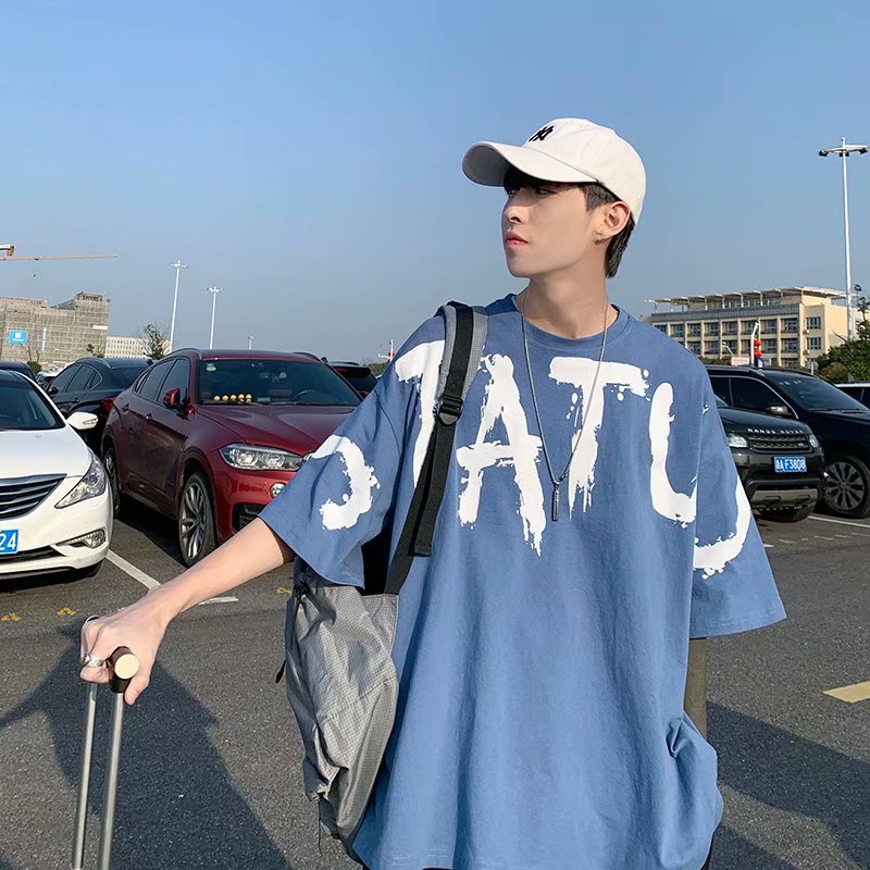 Áo thun ngắn tay dáng rộng và đơn giản áo phông phong cách Hàn Quốc thời trang mùa hè cho in siêu đẹp  T Shirt from rộng áo thể thao nam áo thun mỹ unisex
