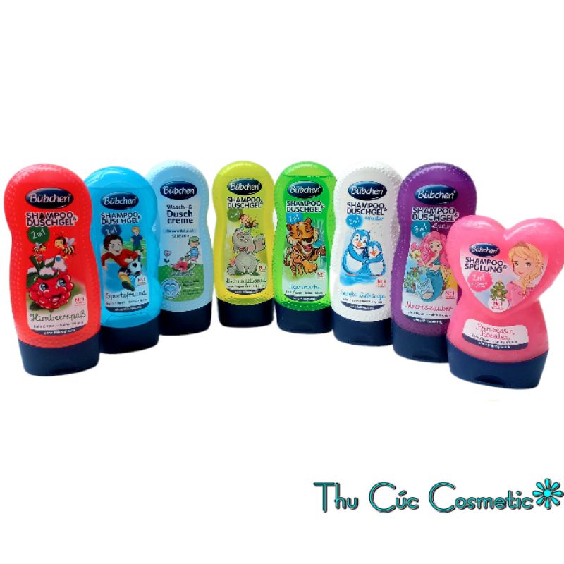Sữa tắm gội trẻ em Bubchen