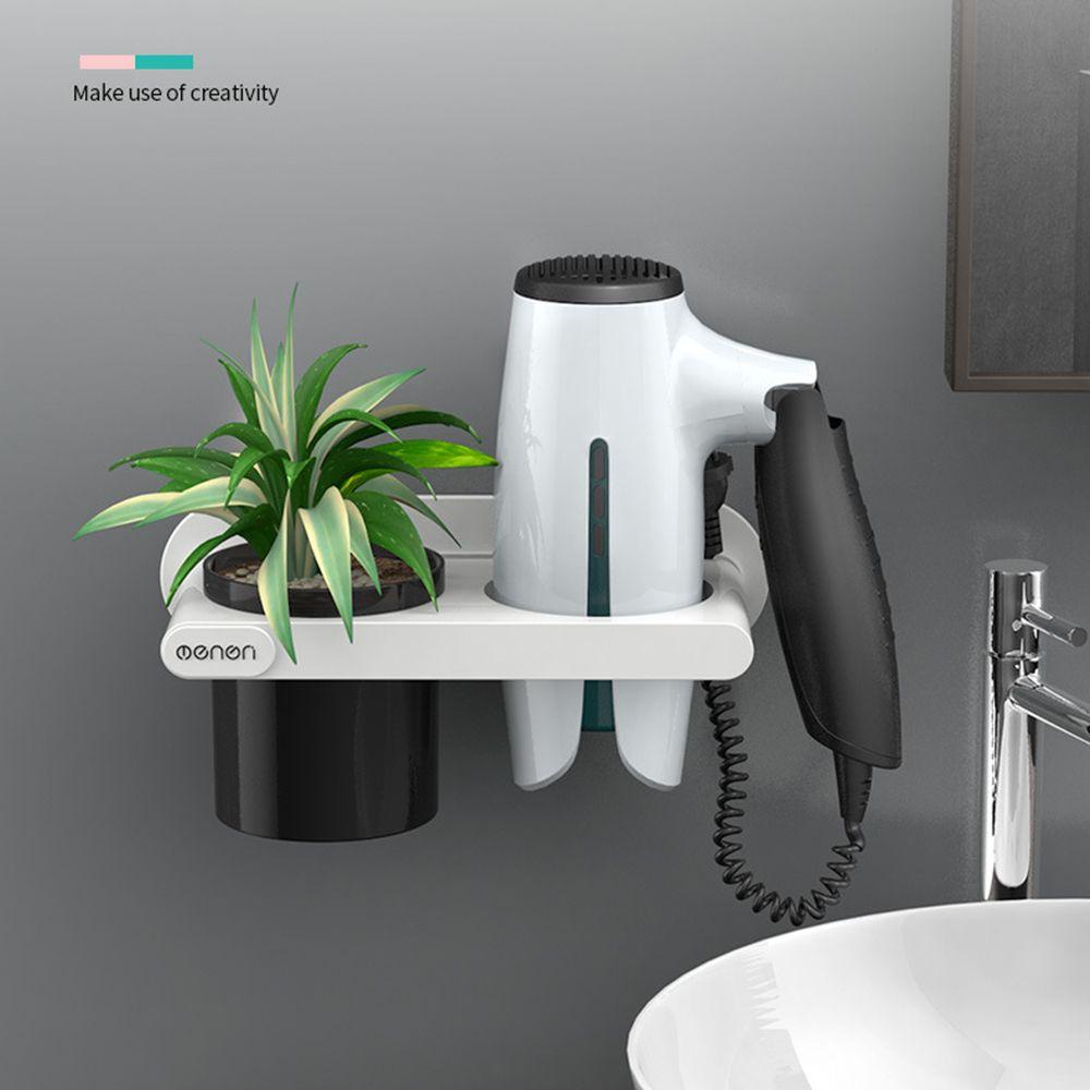 Giá Treo Máy Sấy Tóc Chịu Lực Tốt Chống Nước Chống Ẩm Không Cần Khoan Tường Tiện Dụng