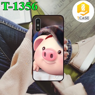 Ốp lưng nhám chống sốc in hình dành cho Xiaomi Redmi 9A in hình heo hồng dễ thương