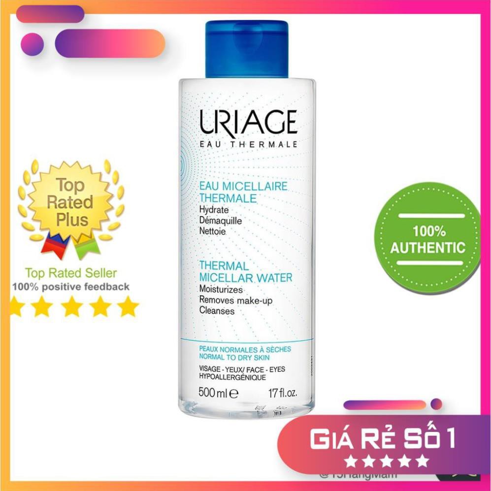 Uriage Thermal Micellar Water Normal Skin - Nước Tẩy Trang Cho Da Thường 500ml