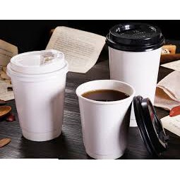 Ly Giấy Cafe 275ml + Nắp Gài - 10 Cái