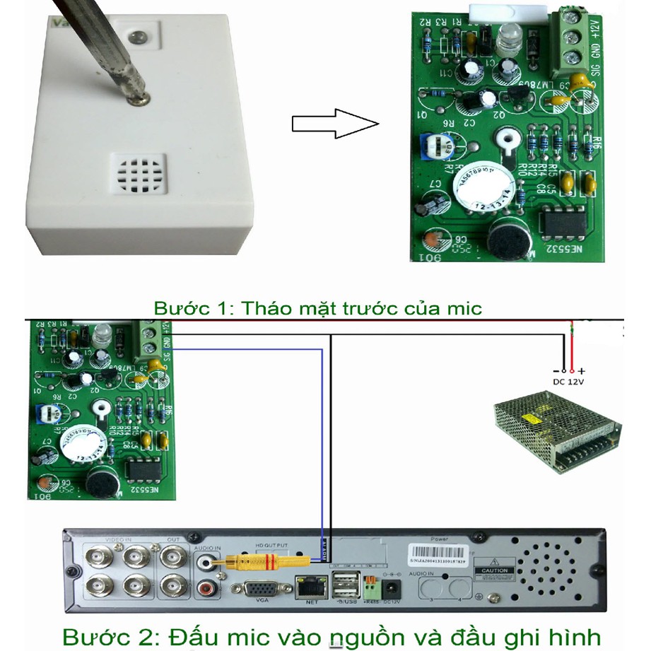 Mic Vuông - Mic Thu Âm Chuyên Dụng Cho Camera | BigBuy360 - bigbuy360.vn