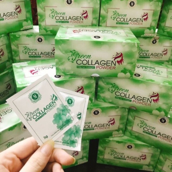 Diệp lục Collagen đẹp da, chống lão hóa, cân bằng nội tiết Chính Hãng