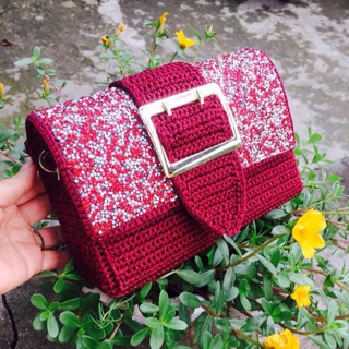 Túi handmade cài khoá ghim