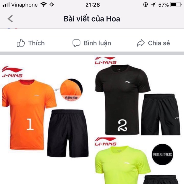 Bộ lining