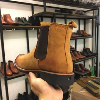 Giày Chelsea Boot Bôt Da Bò Thật 100% PORM Cá Tính