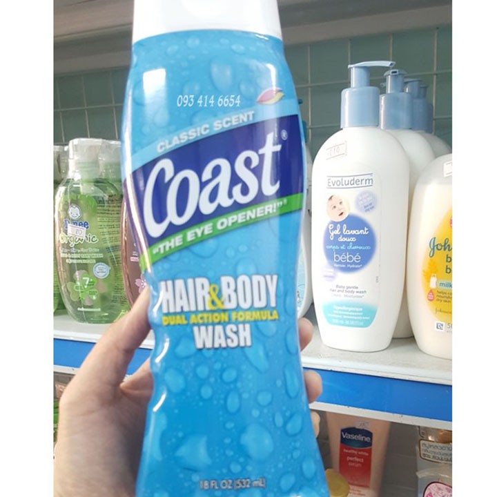 Sữa tắm Coast Mỹ 532ml Dành Cho Nam Và Nữ