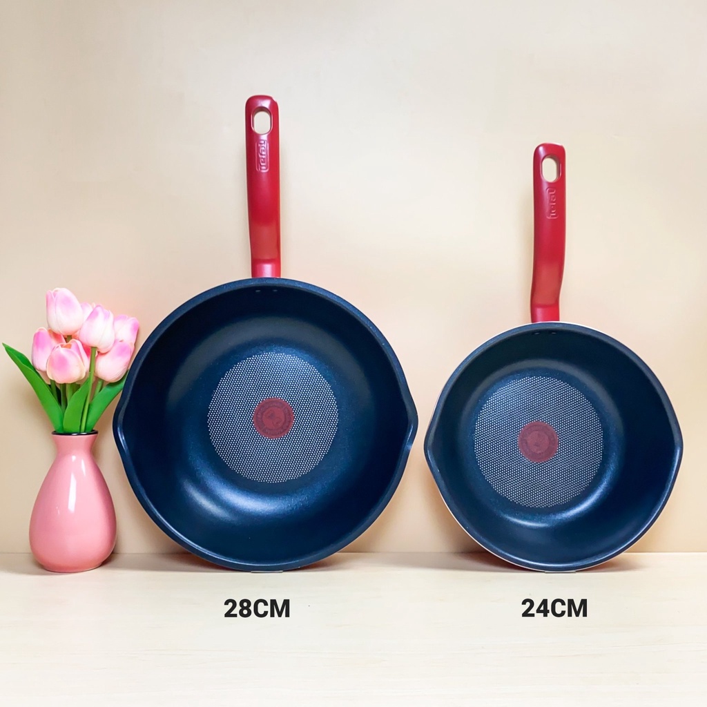 Chảo chống dính bếp từ Chảo sâu lòng Tefal So Chef 28cm đáy từ chống dính cao cấp- Hàng chính hãng